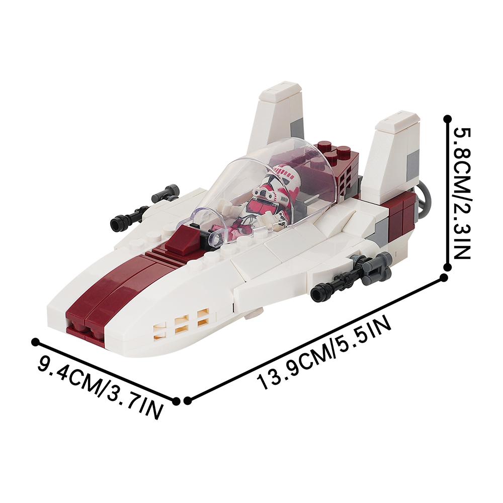 MOOXI Hvězdné války Bojový tank Model Cihličky DIY Dioráma Dospělí Děti Hračky Stavebnice Montessori Dárky Pokojová dekorace