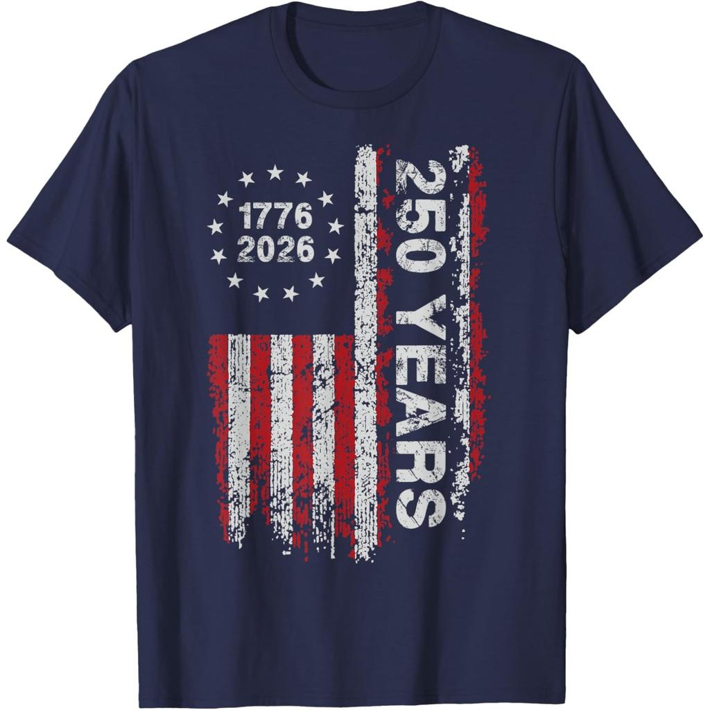 250 Years America Anniversary 250th Independence Day Freedom T-Shirt