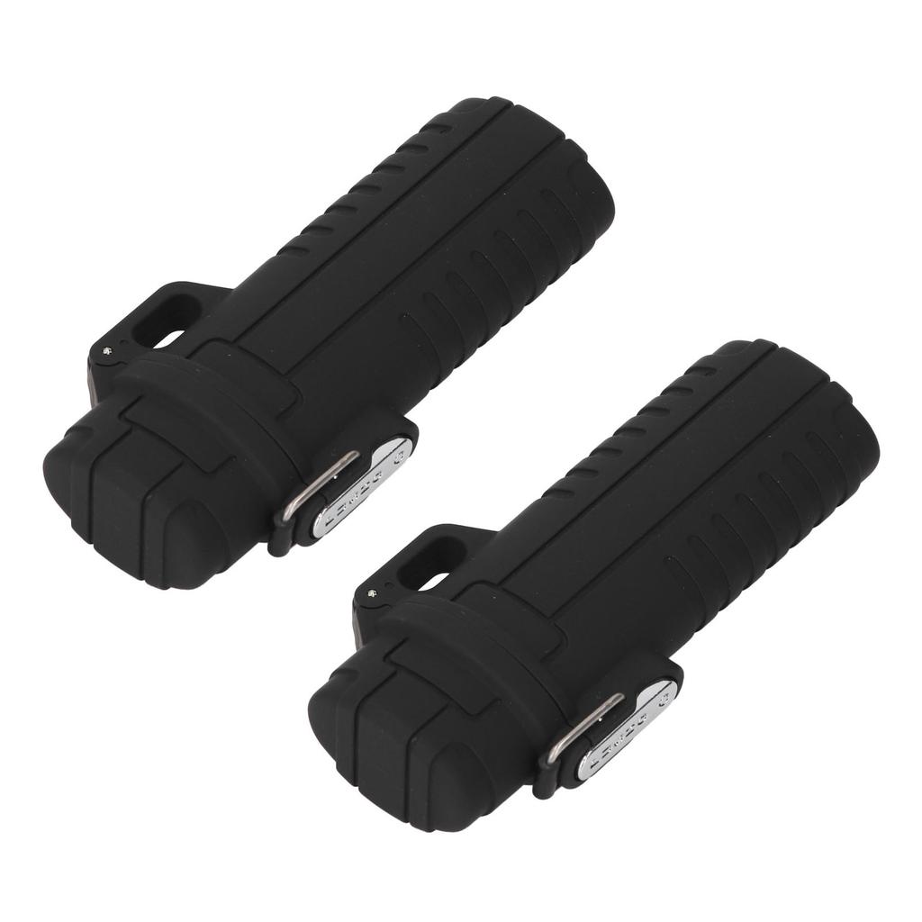 2 Pcs Water Proof Storage Tube Airtight Cover Rubber Sealing Ring Plastic Tube Storage Box for Outdoor Camping Travel