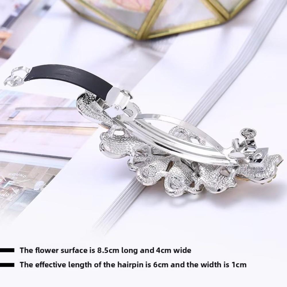 8,5 cm Pinze per Capelli Incrostate di Diamanti Taglia Grande Pinza per Coda di Cavallo Accessori per Capelli per Adulti