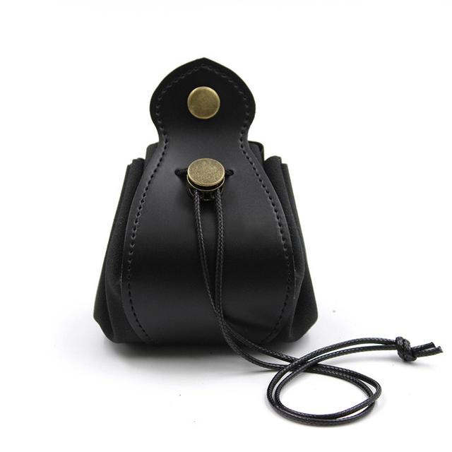 Leather Dice Bag Tray Design Viking Style Vintage Medieval Drawstring Pouch For D&D Role Playing RPG Game Gift Coin Purse
