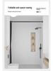 Foldable No-Drill Shower Curtain and Blackout Partition