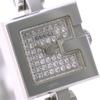 GUCCI Mini G Watches 102 SilverDial Stainless Steel/Satin Quartz Analog display Women Used