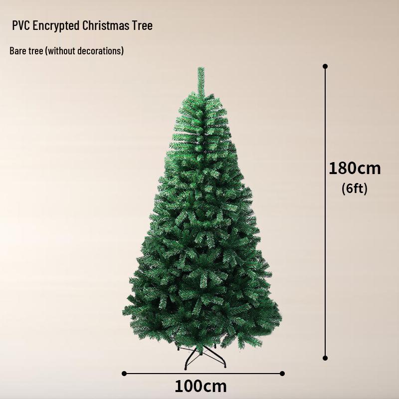 Encrypted PVC Christmas Tree for Hotels, Commercial Spaces, and Supermarkets - Artificial Encrypted PVC Christmas Decoration.