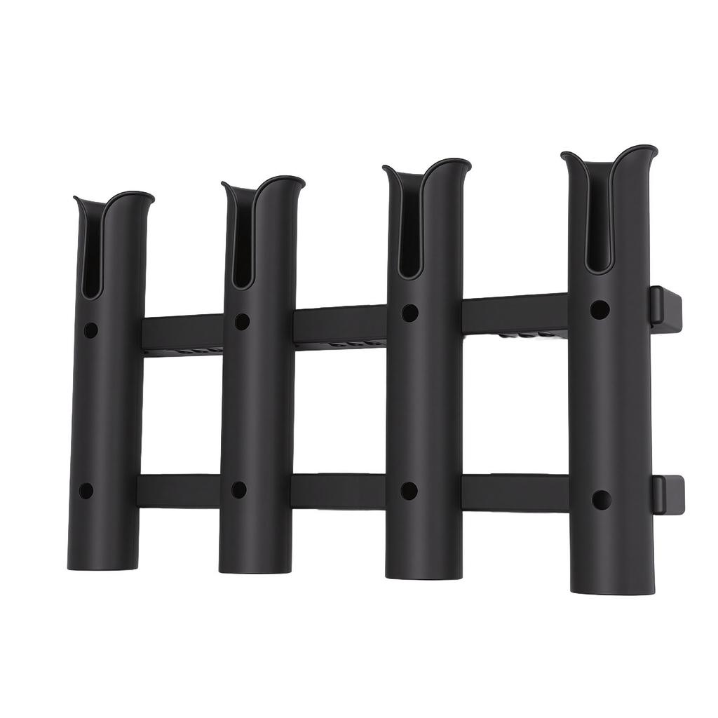 Bootswandmontierter Angelrutenhalter 4 Röhren Nylon Vertikales Angelrutenregal für Boote Yacht Kajak