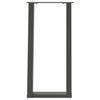Vidaxl Nogi Do Stołu Konsolowego, 2 Szt., Antracyt, 38X(72-73)Cm, Stal