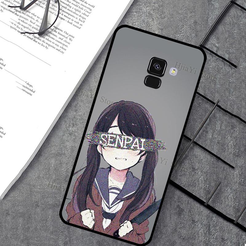 Sugoi Senpai Anime Case For Samsung J3 J5 J7 J1 A3 A5 2016 2017 J4 J6 J8 A7 A9 A6 A8 Plus 2018 Coque Fundas