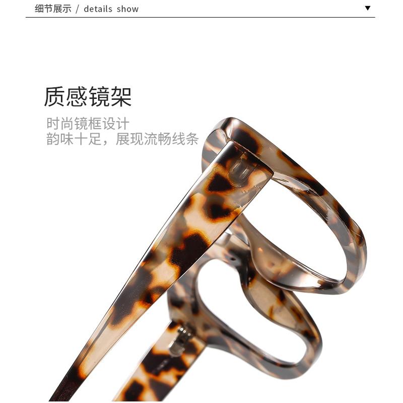 Big frame leopard reading glasses for men women fashion anti blue light reading glasses hyperopia lenses +1.0 +1.5 +2.0