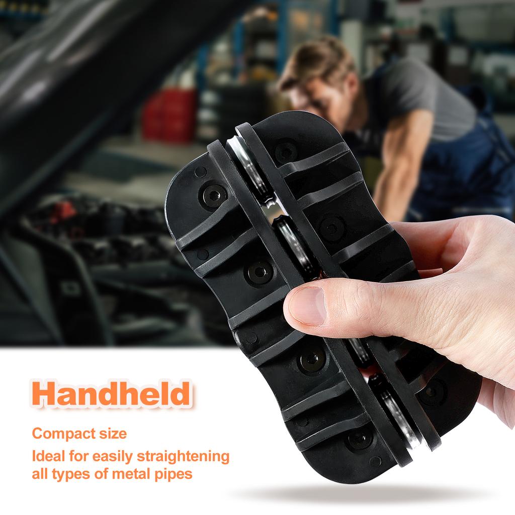 Handheld Tubing Straightener 3/16inch 1/4inch Portable Pipe Straightener Tool Sturdy Brake and Fuel Line Straightener Hand Tool