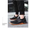 Men New Spring Summer Breathable Fly Knit Sports Casual Shoes, Thin Wear-resistant Safety Protective Work Shoes, Cross-border Footwear