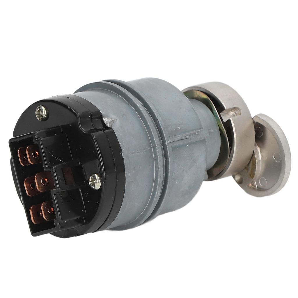 Zündschalter KHR3078 Legierungsstahl Rotkupfer Bagger Zündstartschalter mit 2 Stück Schlüsseln für