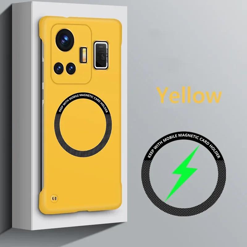 Bezrámečkový magnetický pro Magsafe tenký kryt pro Realme GT Neo 5 Neo5 240W 5G bezdrátové nabíjení tvrdý zadní kryt