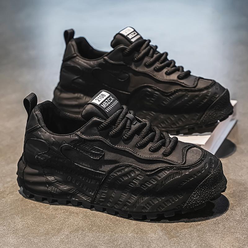 

Men s shoes summer new thick-sole non-slip wear-resistant sneakers men s high-end sole casual dad shoes 44