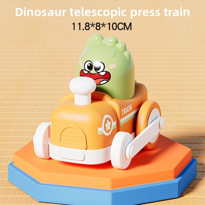 Childrens Animal Pressing Car Toy With Pullback Action For Interactive Play