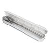 Plastic Wrap Dispenser with Slide Cutter Smooth Cutting Adjustable Reusable Cling Film Dispenser