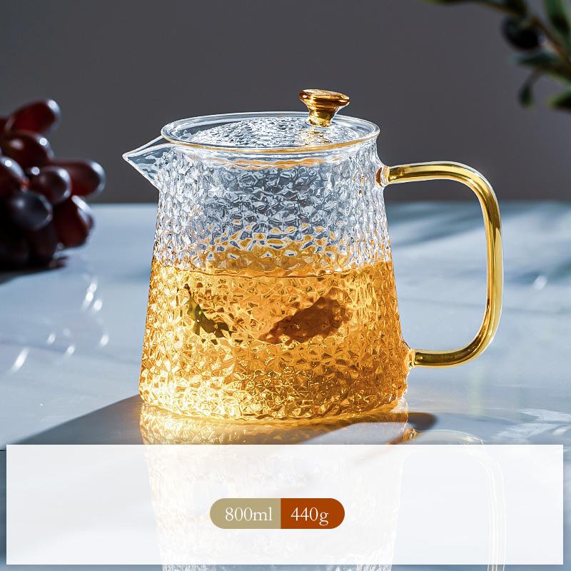 Glass Tea Pot Chinese Kung Fu Tea Puer Tea Kettle High Quality Convenient Glass Teapot Heat Resistant