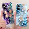 Case For Xiaomi Poco X8 Pro Max Cover Transparent Fashion Butterfly Cute Cat Cool Painted Soft Phone Casing 2602BPC18G
