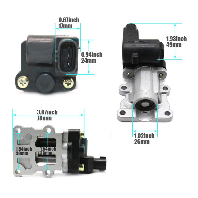 1X New 22270-28010 Idle Air Control Valve For Toyota- RAV4- Highlander- 2001-2003 Car Accessories 2227028010 Valves 22270 28010 1 PCS