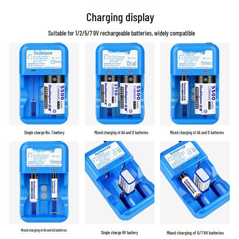 Double Capacity No. 1 Rechargeable D-Type Battery Set - 5500mAh for Gas Stoves & Natural Gas Water Heaters