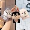 Stuffed Animals Dog Plush Keychain Small Pendant Puppy Pendant Dog Stuffed Doll  Kids Toys