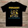 Seltenes Propagandhi Band Shirt Für Fans Baumwolle Schwarz S 2345XL T-Shirt TMB4808 Vintage Gewaschenes Oberteil Für Den Alltag Dehnbar Stilvoll