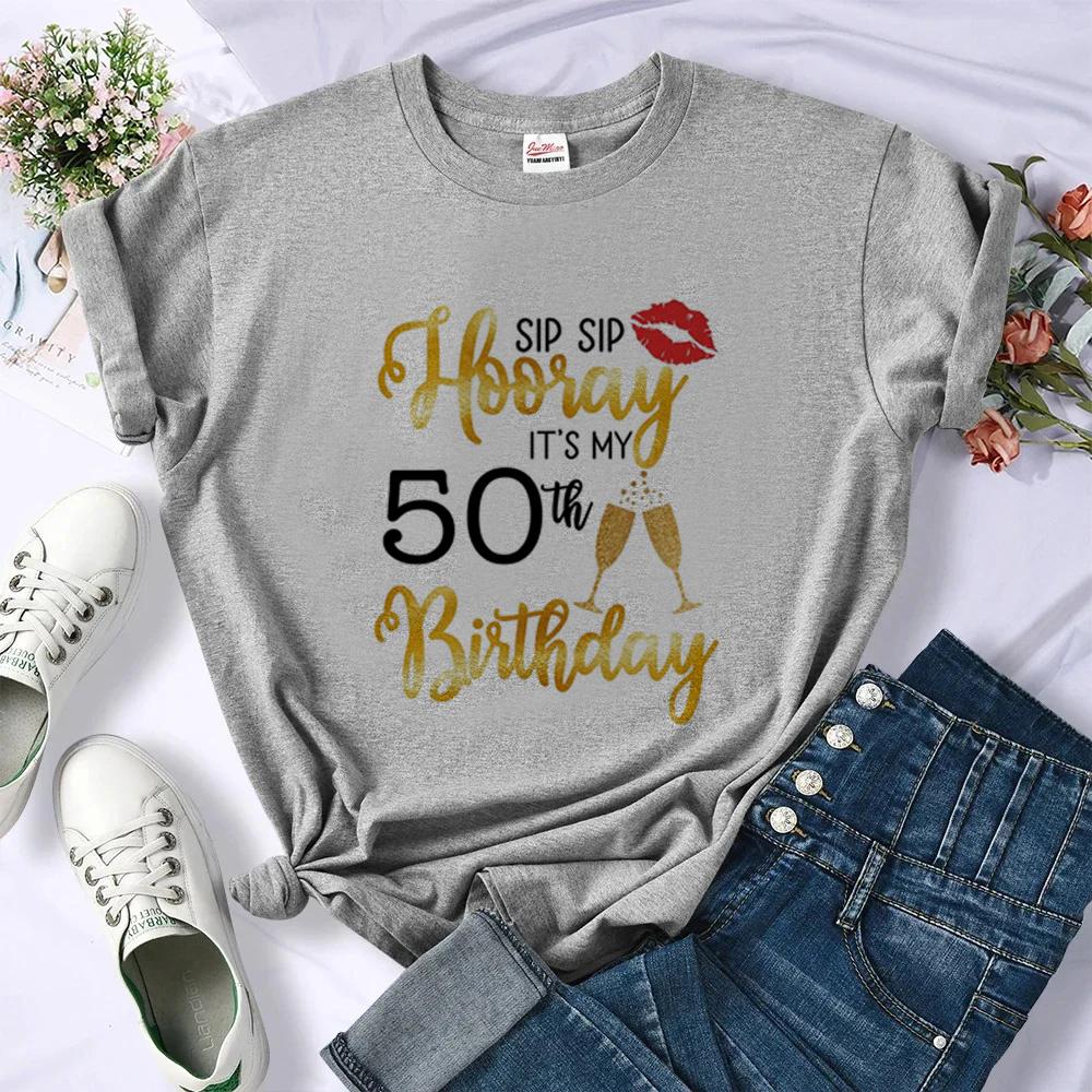50th Birthday Top Tees Female Alternative Anime 80s Scene Baddie Tshirt Cutecore Grunge Japanese