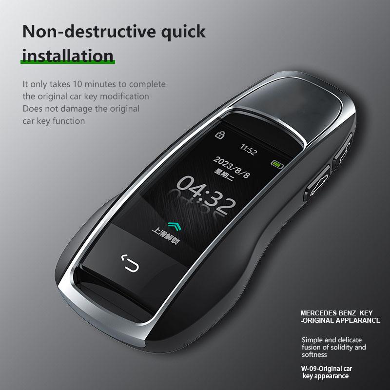 Modified Remote Display Smart LCD Car Key For Porsche 911 977 718 Cayenne Panamera Macan Taycan Comfortable Entry Keyless Go