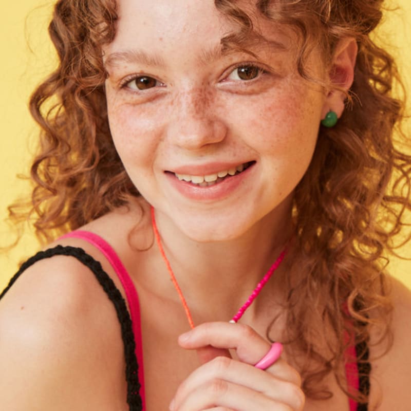 VINTAGE HOLLYWOOD Summertime Beads Necklace_VH2236NE014M