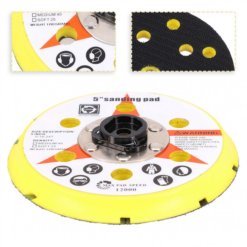 Dual Function Sanding Pad Plastic With Heat Emission Hole