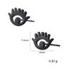 Golden Black Stainless Steel Stud Earrings Set Musical Evil Eye Bike Small Bell Carrot No Yes Earring Gift for Women