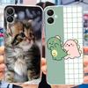 Für Samsung Galaxy A06 4G Hülle SM-A065F Neue Mode Bemalte Abdeckung Klare Silikon Weiche TPU Handyhülle Für Samsung A06 A 06 Fundas
