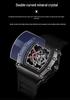 ZIDO Black Warrior 1707 Men's Automatic Luminous Waterproof Skeleton Watch