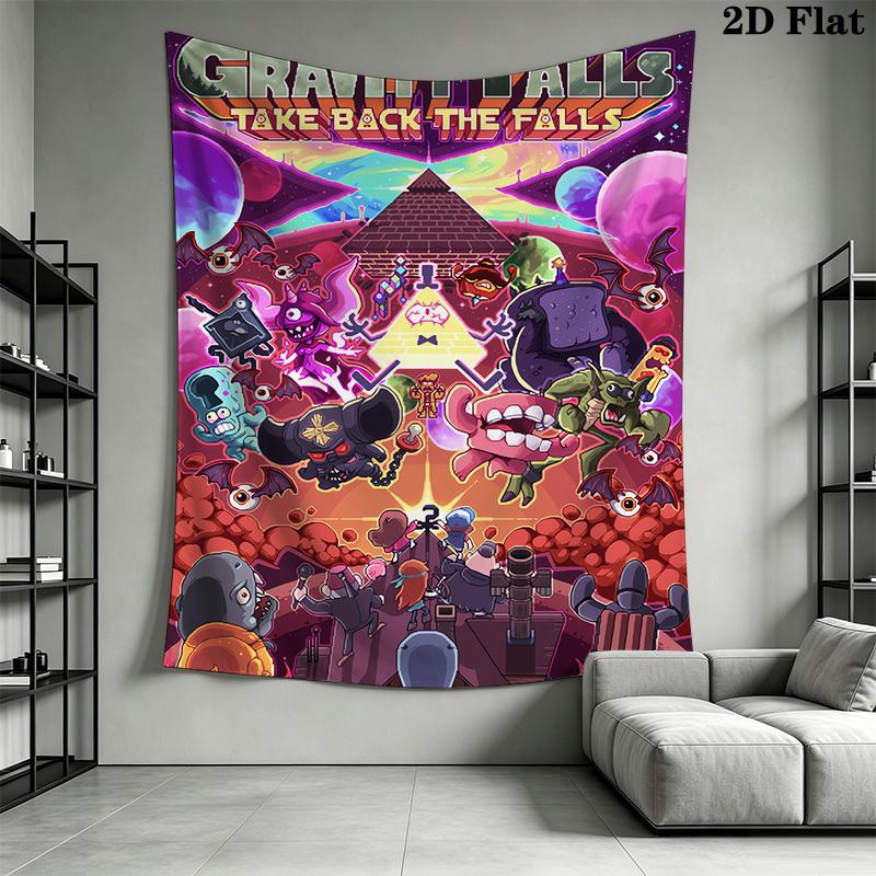 Friday Night Funkin Pattern Home Decor Tapestry, Wall Hanging, Decorative RV Wall Cloth.ZGT0914458