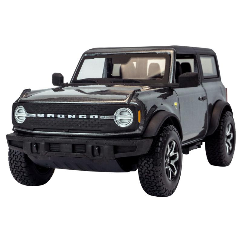 Maisto 1:24 Simulate the original Ford Bronco 2021 alloy off-road vehicle model, collect car ornaments, and open the doors
