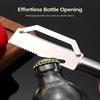 Multi-Functional Vegetable Peeler For Kitchen, Ultra-Sharp Stainless Steel Blade Bottle Opener, For Vegetables Or Fruits