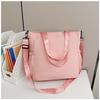 Trendy Large-Capacity Tutoring Shoulder Bag for Female Students