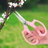 Multifunctional Floral Scissors Pruning Shears Flower Cutting Scissors(Pink)