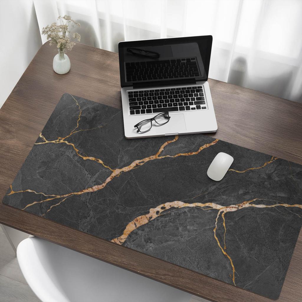 Universal Protective Mat for Computer Equipment Marble Veins 120X60 Cm