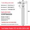 CNC T-Slot Milling Cutter with HTS Three-Sided Blade, Shank Thickness: 6, 8, 10, 12 Mm