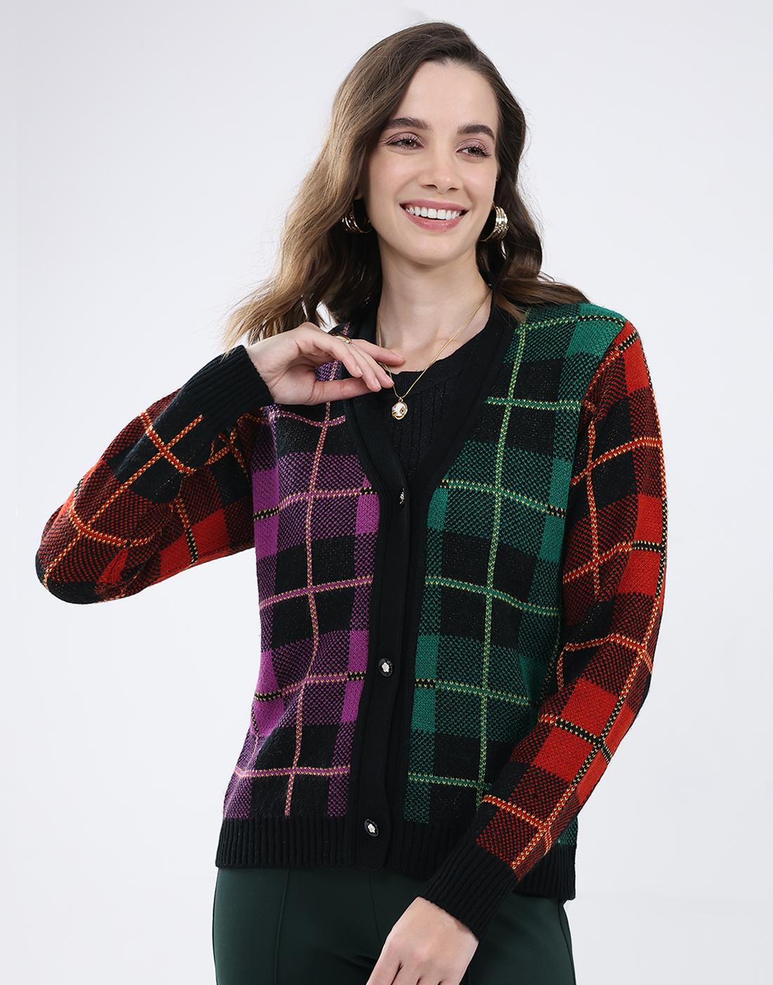 

MONTE CARLO Женский кардиган с V-образным вырезом и рукавами полной длины L