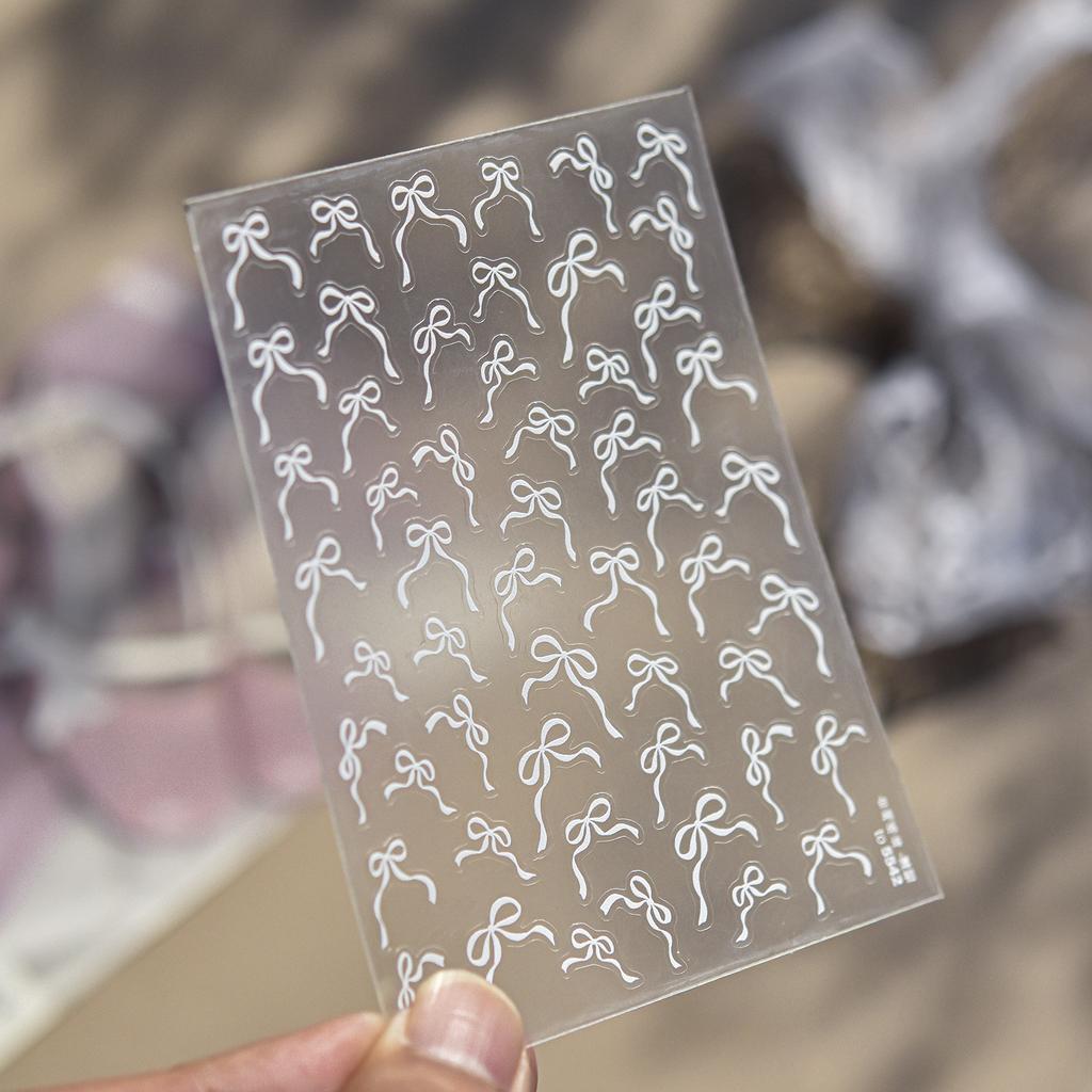 5D Graffiti Punk Nail Art Sticker Dark Star Skull Plaid Polka Dot Spiral Mini Circle Self-adhesive Manicure Decoration