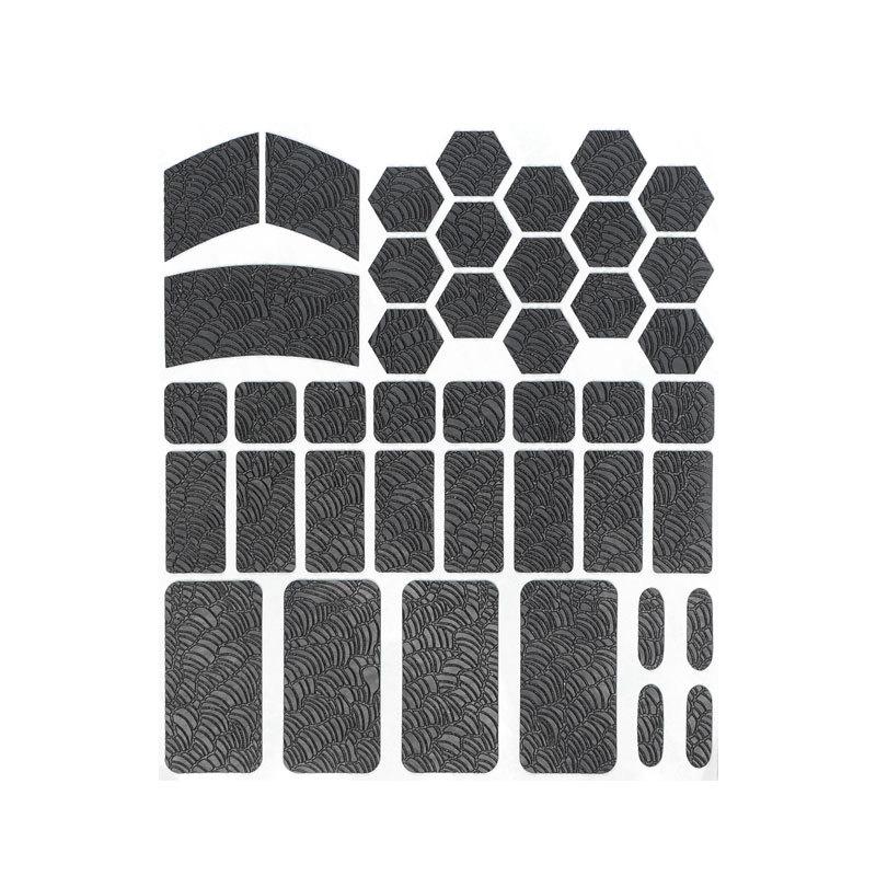 Universal DIY Full-Size Wavy Grip Tape For Gaming Controllers&MiceAnti-Slip Sweat-Absorbent Skin Compatible for GPW/Viper/F1/GPX