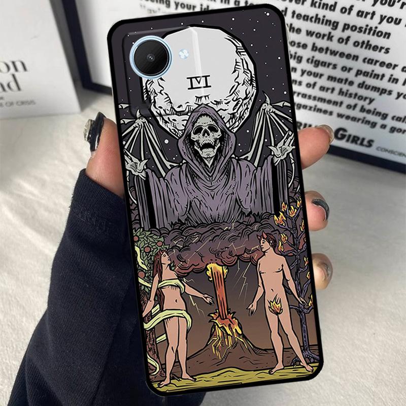 Occult Witchcraft Moon Gothic Witch For Realme GT7 Pro GT6 C67 C65 C63 C61 C55 C53 C51 C71 C75 10 11 12 13 14 15 Pro Plus Case