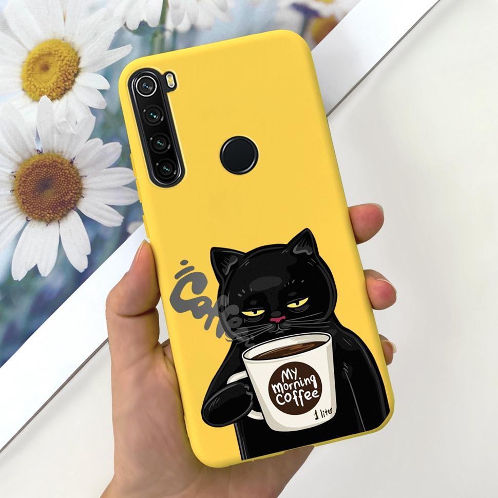 For Xiaomi Redmi Note 8T Case Candy Painted Cover For Xiaomi Redmi Note8T M1908C3XG Silicone Soft TPU Fundas Case Bumper 6.3"