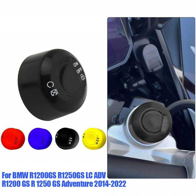 1x Motorcycle Ignition Switch Decoration Cover Accessories for BMW R1200GS R1250GS LC ADV R1200 GS R 1250 GS Adventure 2014-