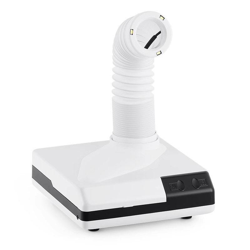 60W Soldering Iron Fume Extractor with LED Light  ESD Carbon Filter Sponge Smoking Instrument for Electronic Component Repair