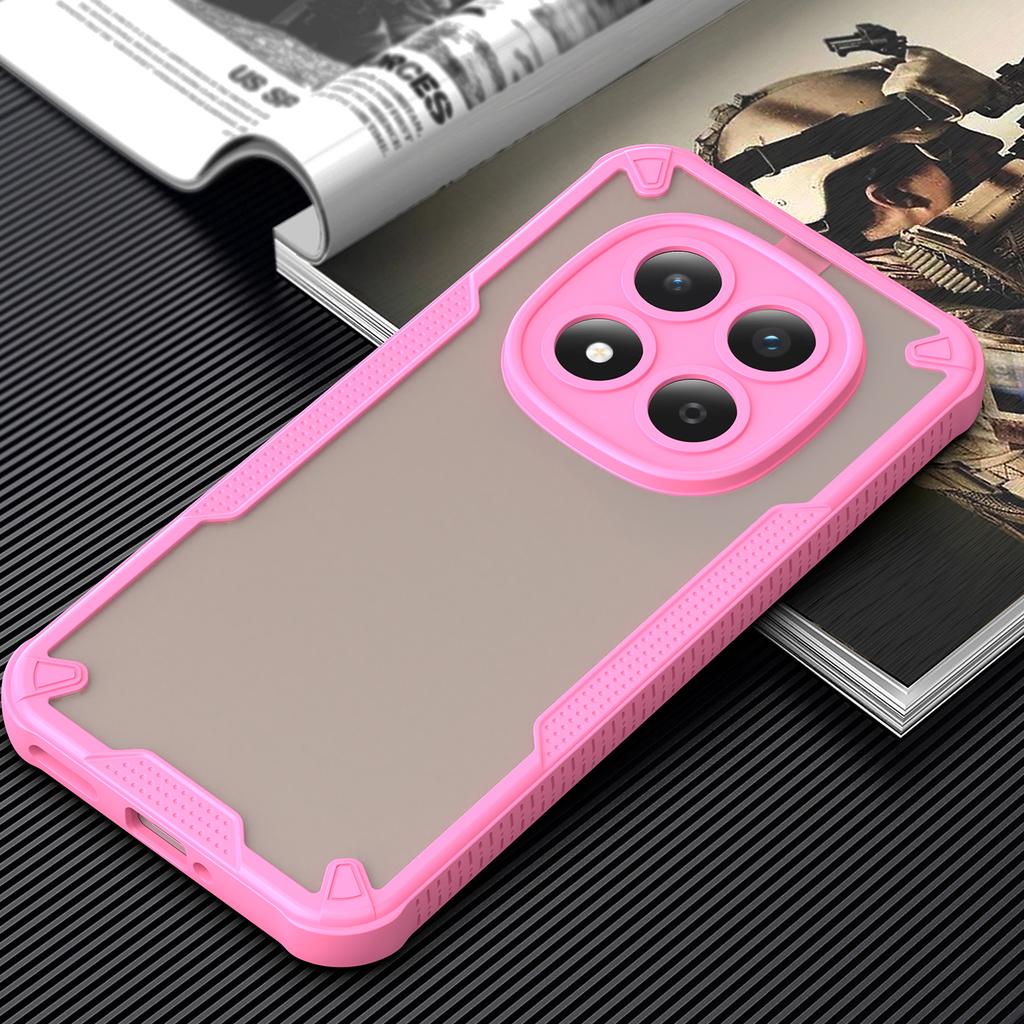 For Xiaomi Redmi Note 15 Pro 5G (Global) Case PC + TPU Semi-Transparent Frosted Finish Protective Phone Cover