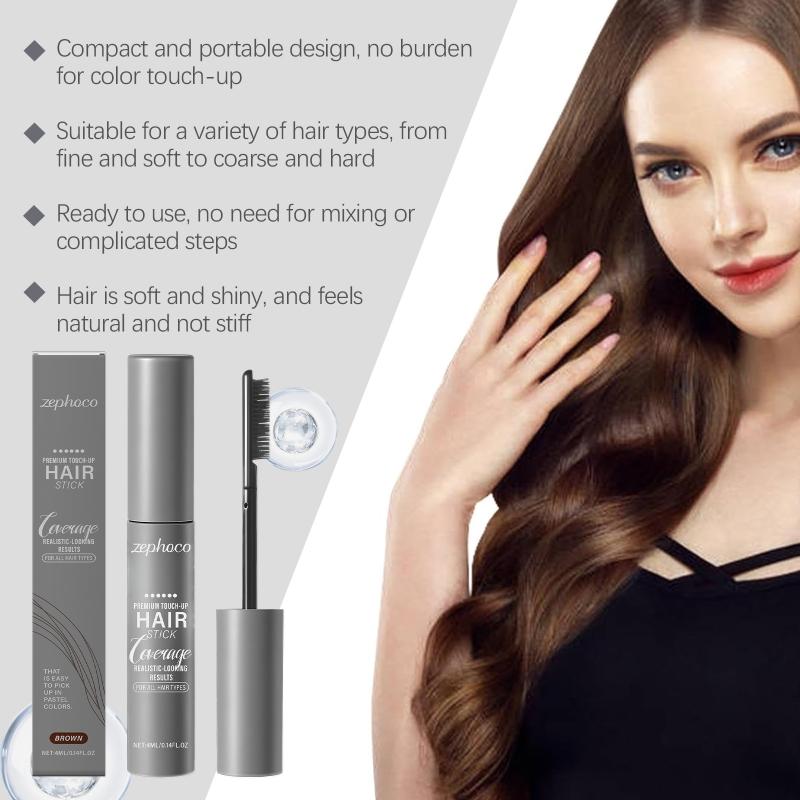 Long Lasting Brown Hair Styling Cream Natural Coverage Waterproof Sweatproof for Outdoor Activities