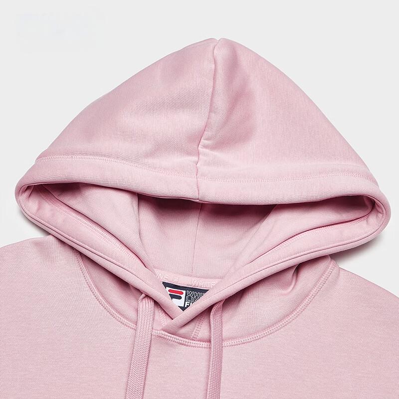 Fila Original Comfortable Soft Loose Knit Long Sleeve Sweatshirt Unisex Sweatshirt Dark-Cherry-Blossom-Pink F51M449202F-PK