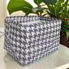 Cotton Linen Foldable Waterproof Desktop Storage Basket